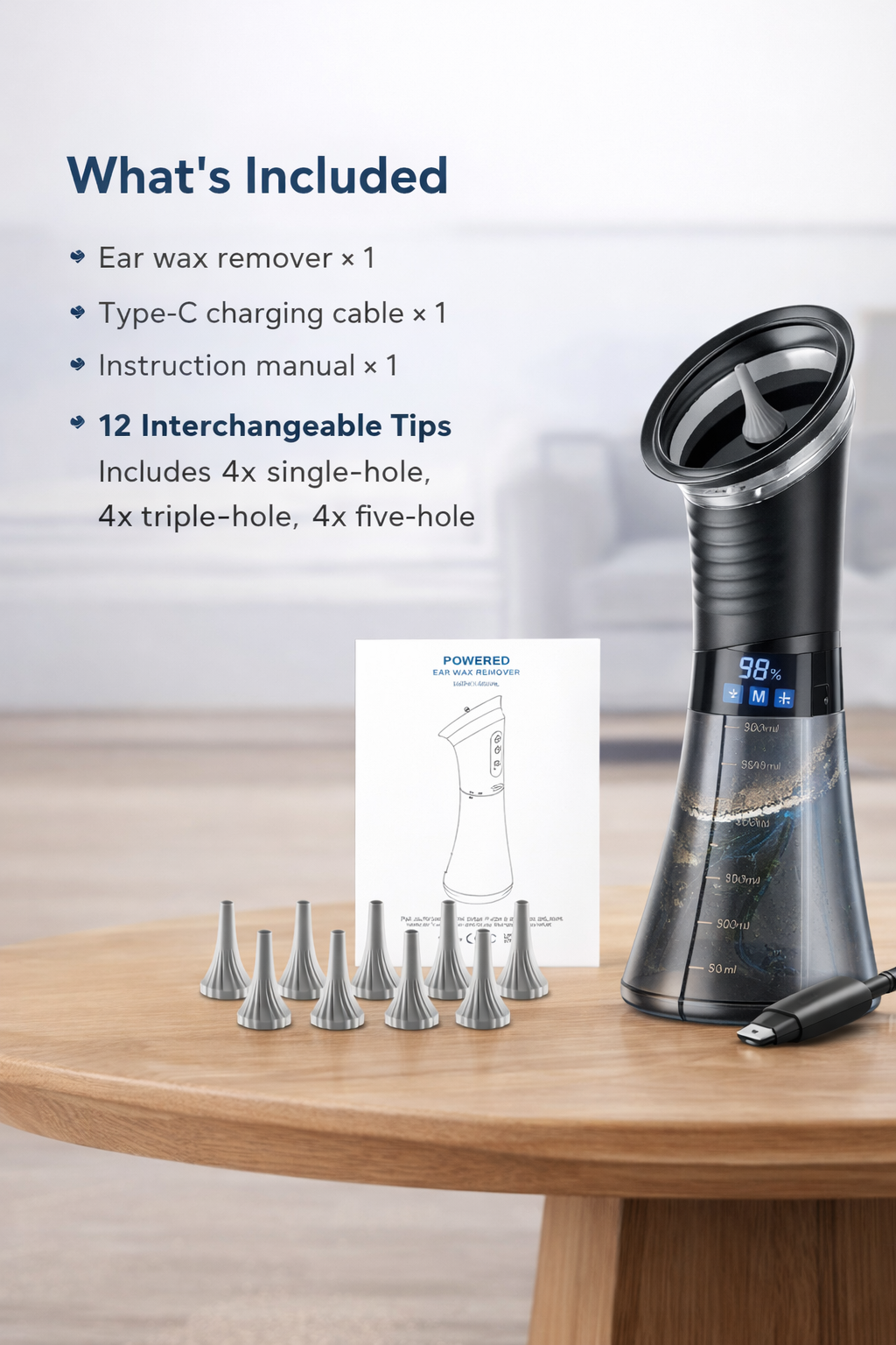 Rechargeable Electric Ear Cleaner Set