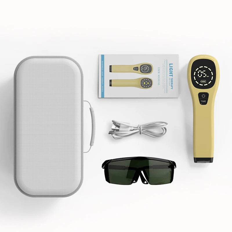 Cold Laser Therapy Vet Device for Pets 2x808nm Red Light Therapy Devices for Pain Relief Home Light Therapy for Dogs Cats Horses