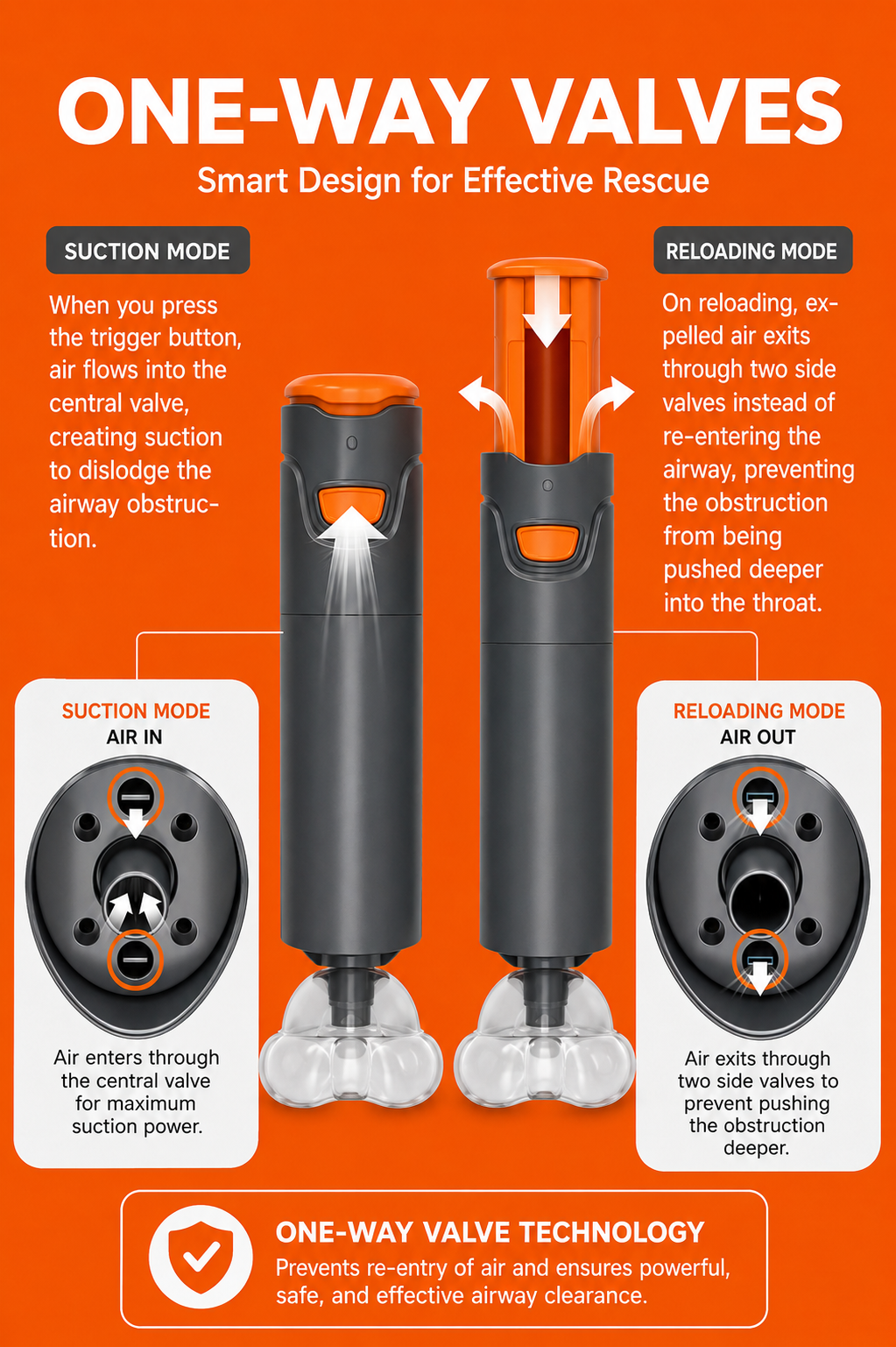 Elekoprime™ Anti-Choking Rescue Device