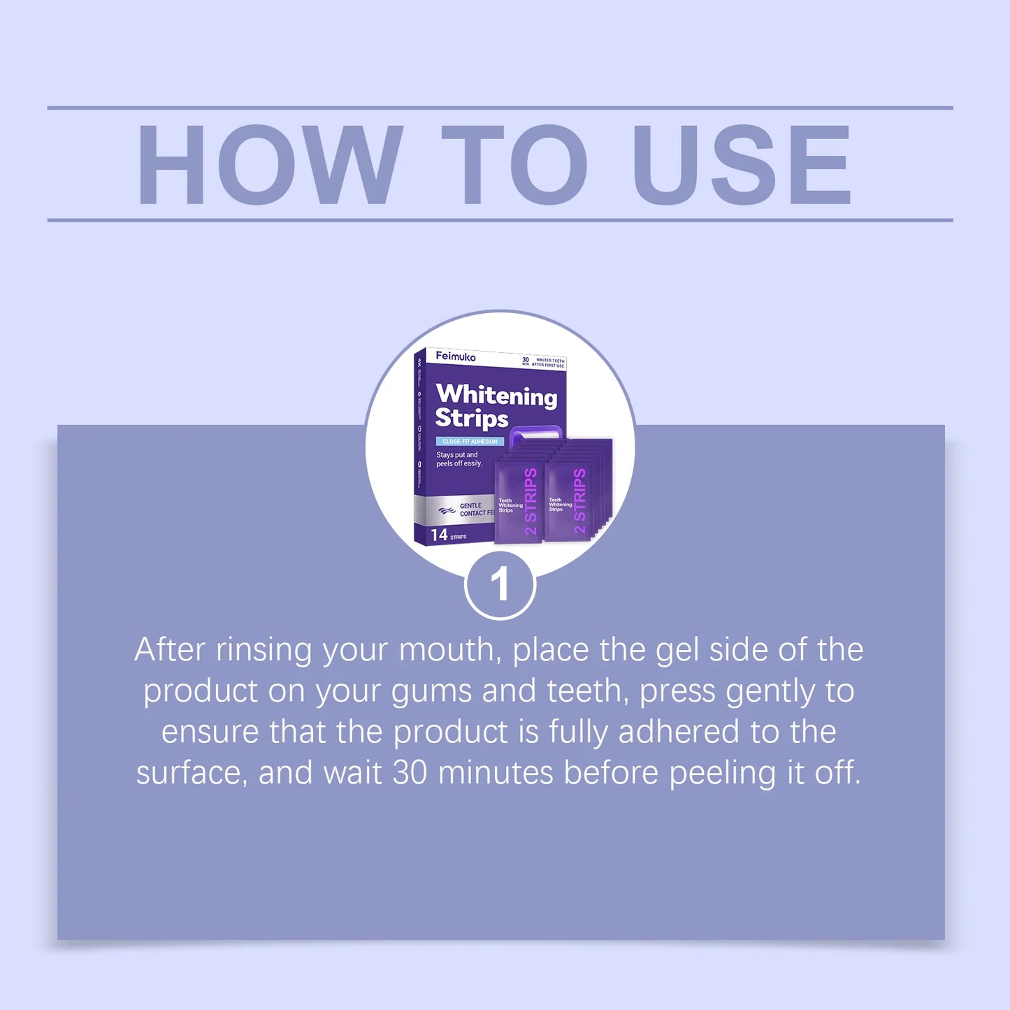 Purple Whitening Strips for Teeth