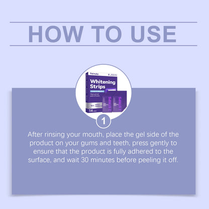 Purple Whitening Strips for Teeth