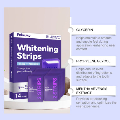 Purple Whitening Strips for Teeth