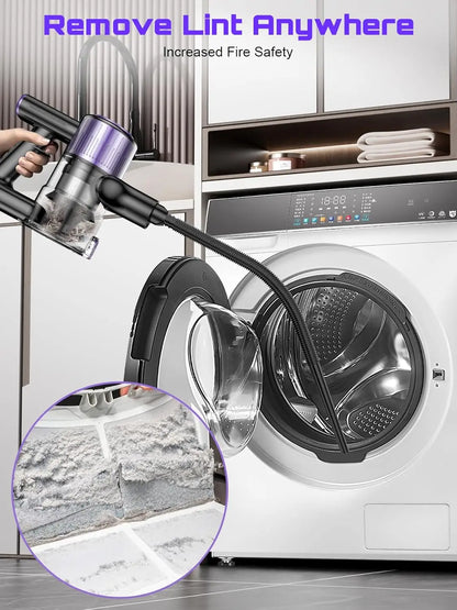 Cordless Vacuum Cleaner, 55Kpa/500W/45min 10 in 1 Powerful Stick Lightweight Vacuum Cleaner for Home Pet Hair/Hard Floor/Carpet