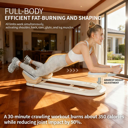 ABS Crawling Exercise Machine Waist Trainer Machine For Home Fitness Home-Use Crawling Waist Trainer Waist Exercise Machine