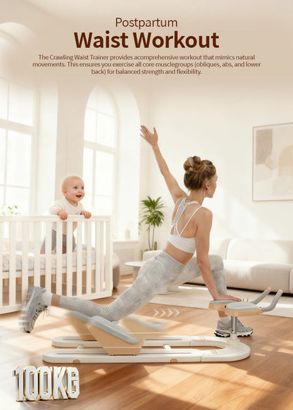 ABS Crawling Exercise Machine Waist Trainer Machine For Home Fitness Home-Use Crawling Waist Trainer Waist Exercise Machine