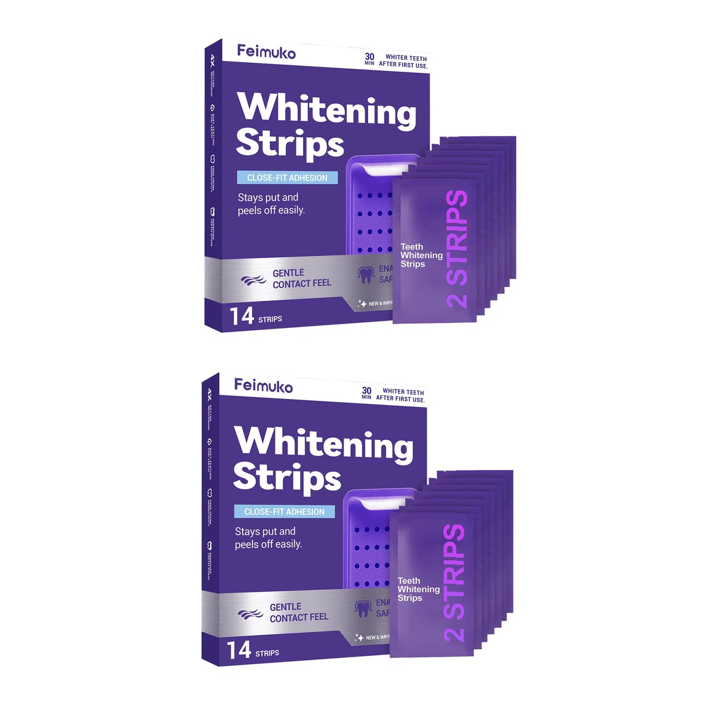Purple Whitening Strips for Teeth
