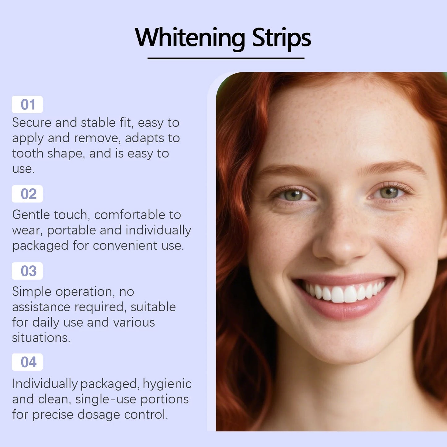 Purple Whitening Strips for Teeth